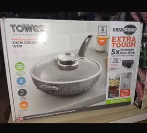 Tower Forged Aluminium 30cm Non-Stick Wok Stir-Fry Pan