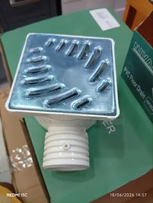 Durable 10x10 PVC Floor Drain|Anti-Odor Bathroom Kitchen Drain Cover