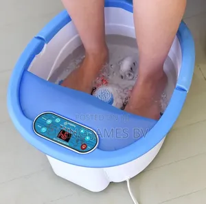Portable Heated Foot Bath Massager – Deep Comfort for Tired Feet