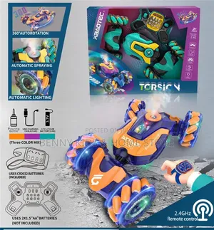 Torsion Car With Remote Control and Projector Watch
