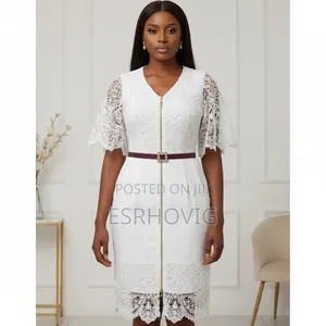 Lace Detail Short Sleeve Dress