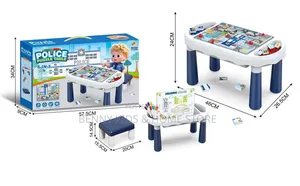 6in1 Police Puzzle Table
