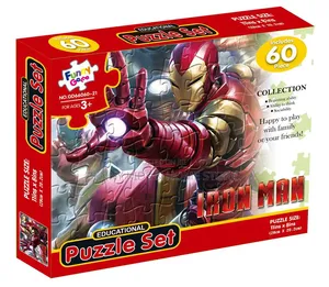 60pcs Iron Man Educational Puzzle Set