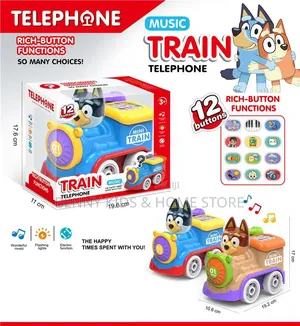 12 Button Music Train Telephone