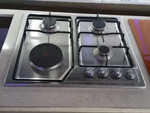 60cm Stainless Steel 3 Gas Burner and 1 Electric. Hotpoint