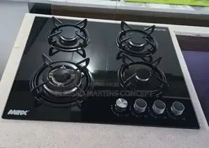 60cm Glass 4-Ways Gas Burner. Minx