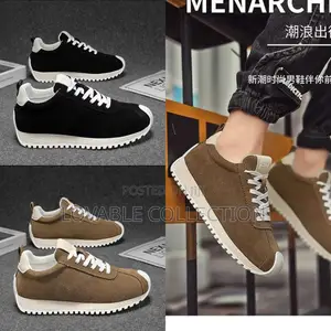 Retro-Style Suede Low-Top Casual Sneakers