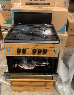 Maxi 60*60 3+1gas Cooker With Girl