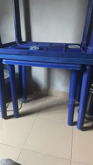 Neatly Used Plastic Tables