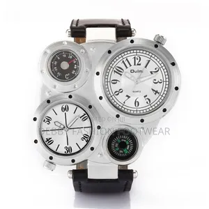Oulm New Multi-Time Zone Large Dial