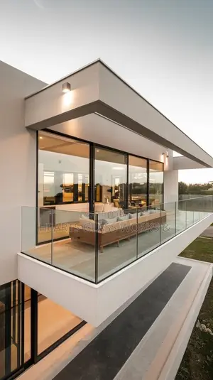 Frameless Embedded Outdoor Glass Railing