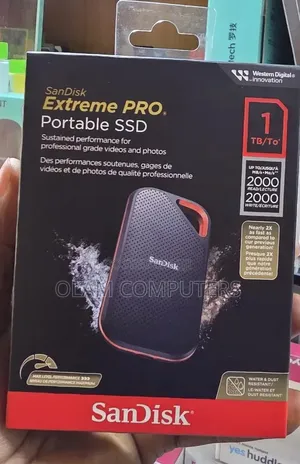 Sandisk 1tb Extreme Pro Portable SSD