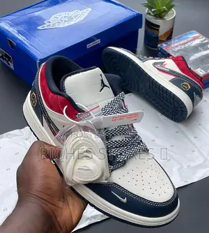 'Nike X Air Jordan 1 Low “Just Do It” Sneakers