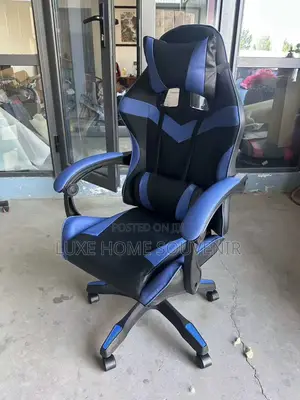 Furgle Gaming Ergonomic Chair With Footrest - Blue