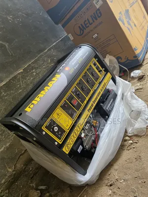 Heavy-Duty 6.5kva Firman Black Petrol Generator 100%Copper Coil