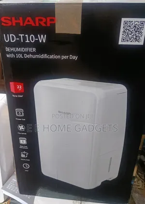 Sharp Ud-T10au-W - 10l Per Day - 2l Water Tank - Dehumidifier - Led