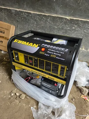 This Is 8.5kva Firman Black Petrol Gen Model Fpg8800e2 100%Copper Coil