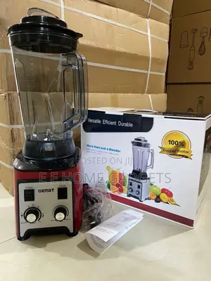 Gemat Industrial Heavy Duty Blender - 100% Copper Coil Motor