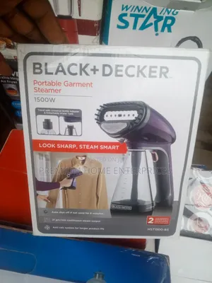 Black+Decker – Handheld Garment Steamer 1500w – Black