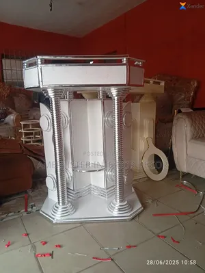 Silver Church Pulpit for Model Church