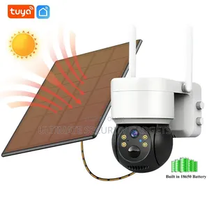 Wifi Tuya Smart Solar Powered Waterproof PTZ Speed Dome Camera
