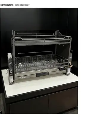 Pullout Kitchen Plate Cabinet