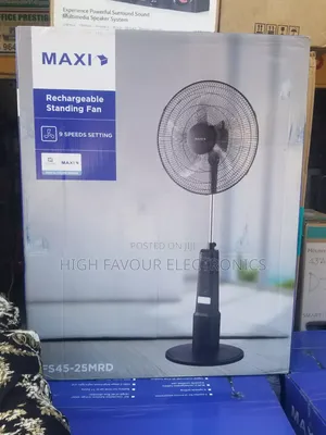 Maxi Rechargeable Standing Fan 18 Inches