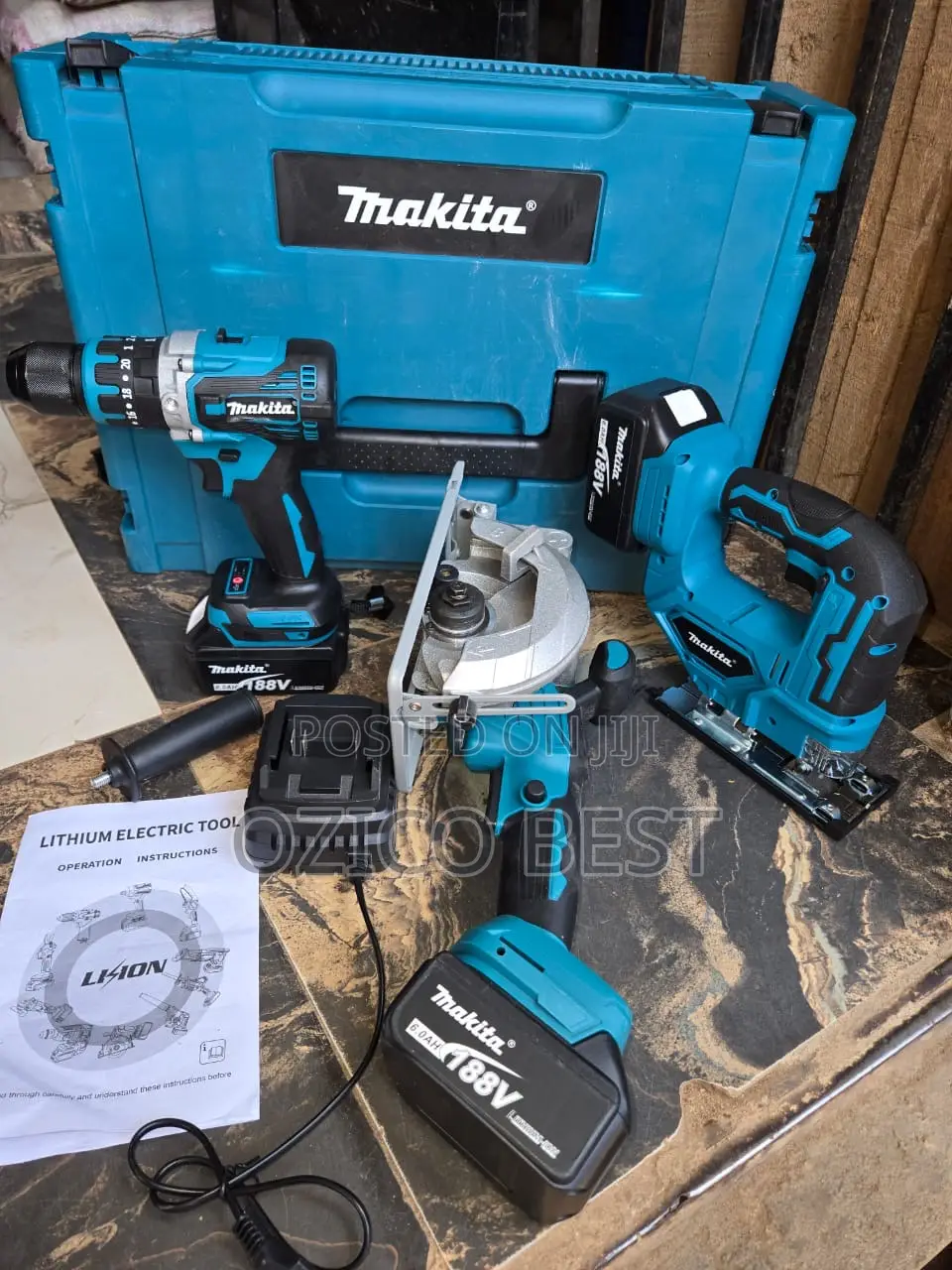 Makita Cordless Power Tool Set