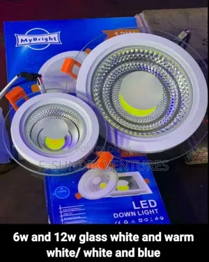 6w and 12w Led Cob Downlight With Glass Cover