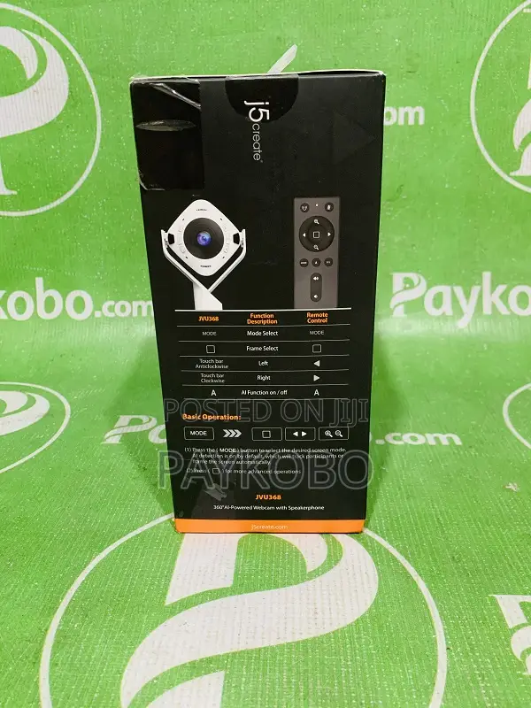 J5 Create Jvu368 Webcam With Speakerphone