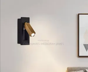 3w New Led Wall Lamp Sconce With Switch Black Brass Usb Port Reading