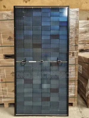 All Black Mono Half-Cut Solar Panel 550w/580w/600w 144 Cells - New