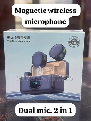 Q8 Magnetic Noise Cancellation Wireless Mic for Both Type C and iPhone