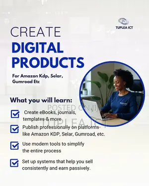 Digital Product Creation Amazon Kdp, Selar, Etsy and Co