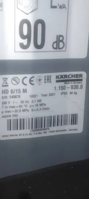 Hd 6/15m Karcher Steam Wash