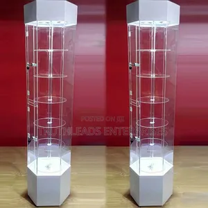 Professional Rotating Showcase Display Shelving
