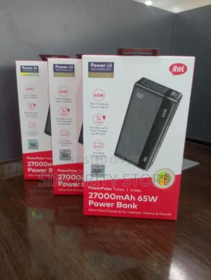Itel 27000mah 65w Power Bank