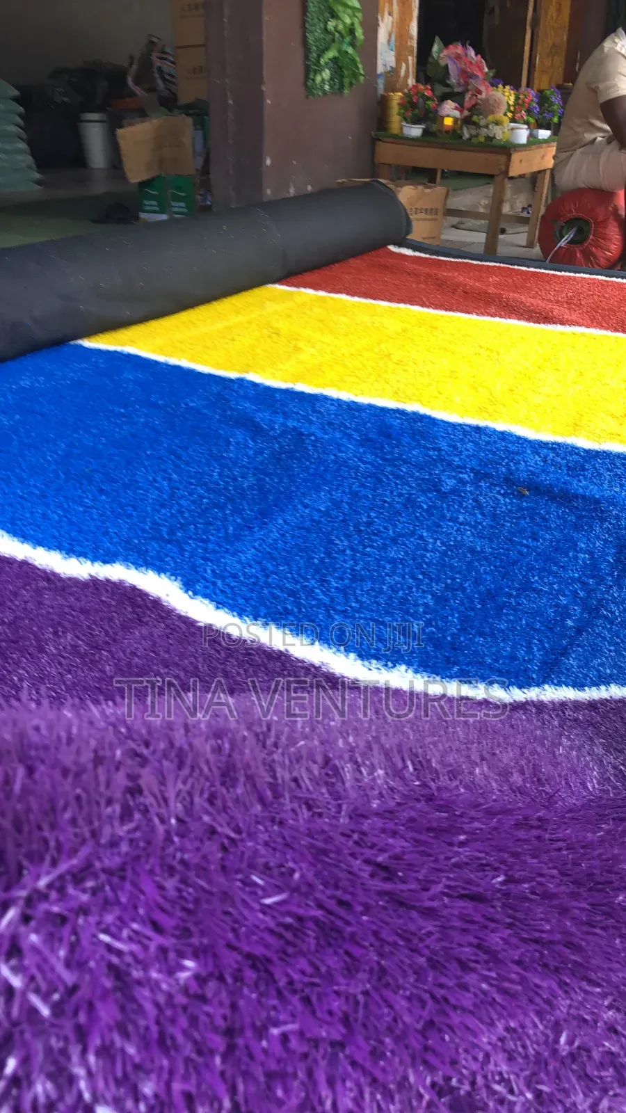 Decorative Artificial Grass, Often Referred to as Colored Artificial