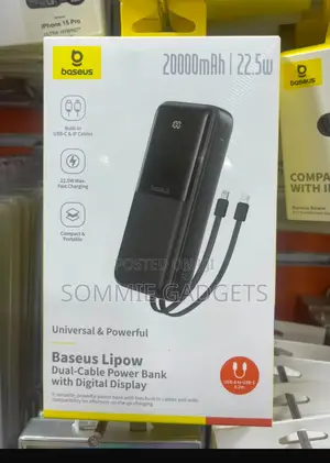 Baseus Lipow 20000mah 22.5w Powerbank