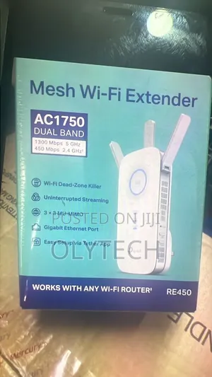 Tp-Link Ac1750 Wi-Fi Range Extender (Re450)