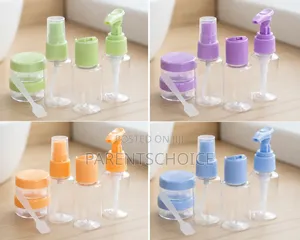 Empty 6 in 1 Travel Cosmetic Toiletries Dispenser Shampoo Bottle