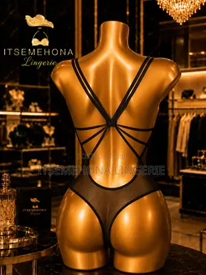 Thong Style Sheer Bodysuit With Padded Underwire Cup