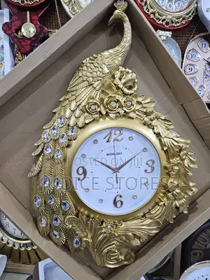 Quality Peacock Design Wall Clock