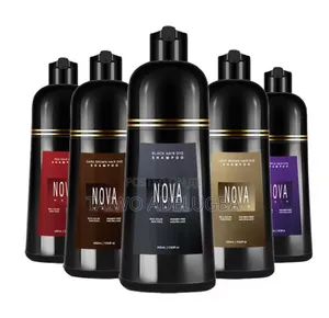 Nova Hair Dye Shampoo(Black Colour)