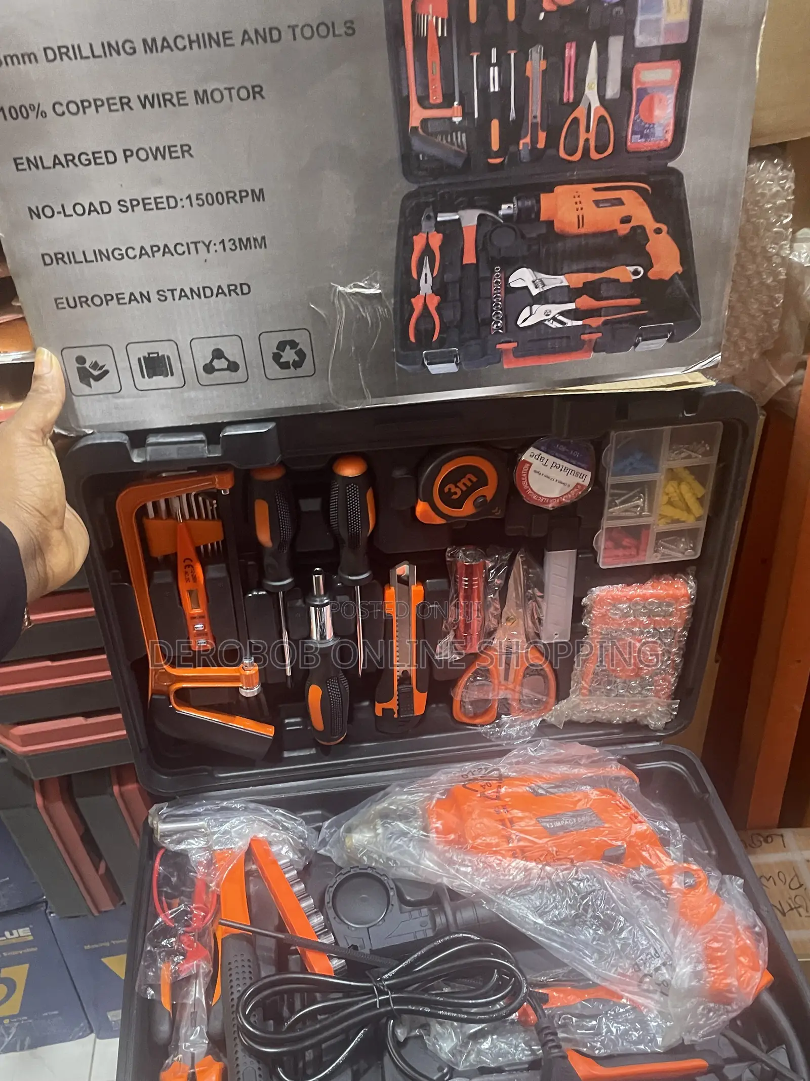 Electrical Tools Box With Drill