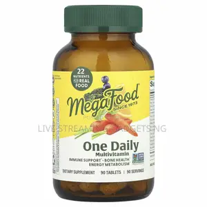 Megafood, One Daily Multivitamin Organic Supplement 90 Tablets