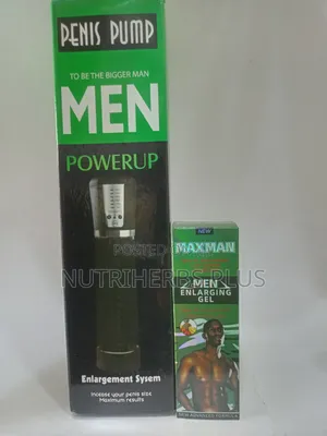 Automatic Penis Pump+Maxman Men Enlargement Gel: Men Enlargement