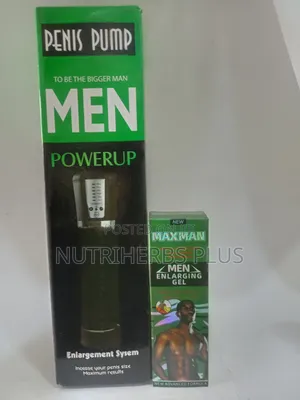 Automatic Penis Pump+Maxman Men Enlargement Gel: Men Enlargement