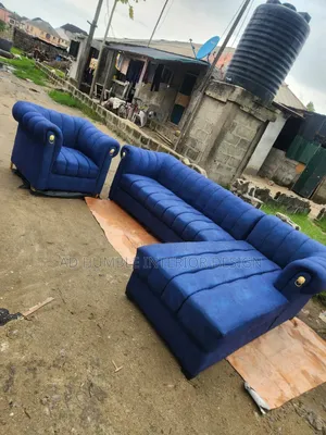 Blue Supper Soft Sofa Chair.