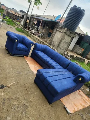 Blue Supper Soft Sofa Chair.